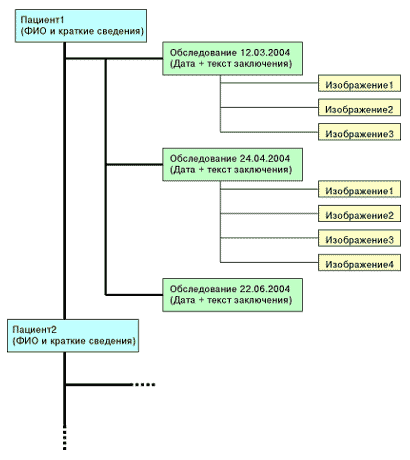 Структура записи базы данных